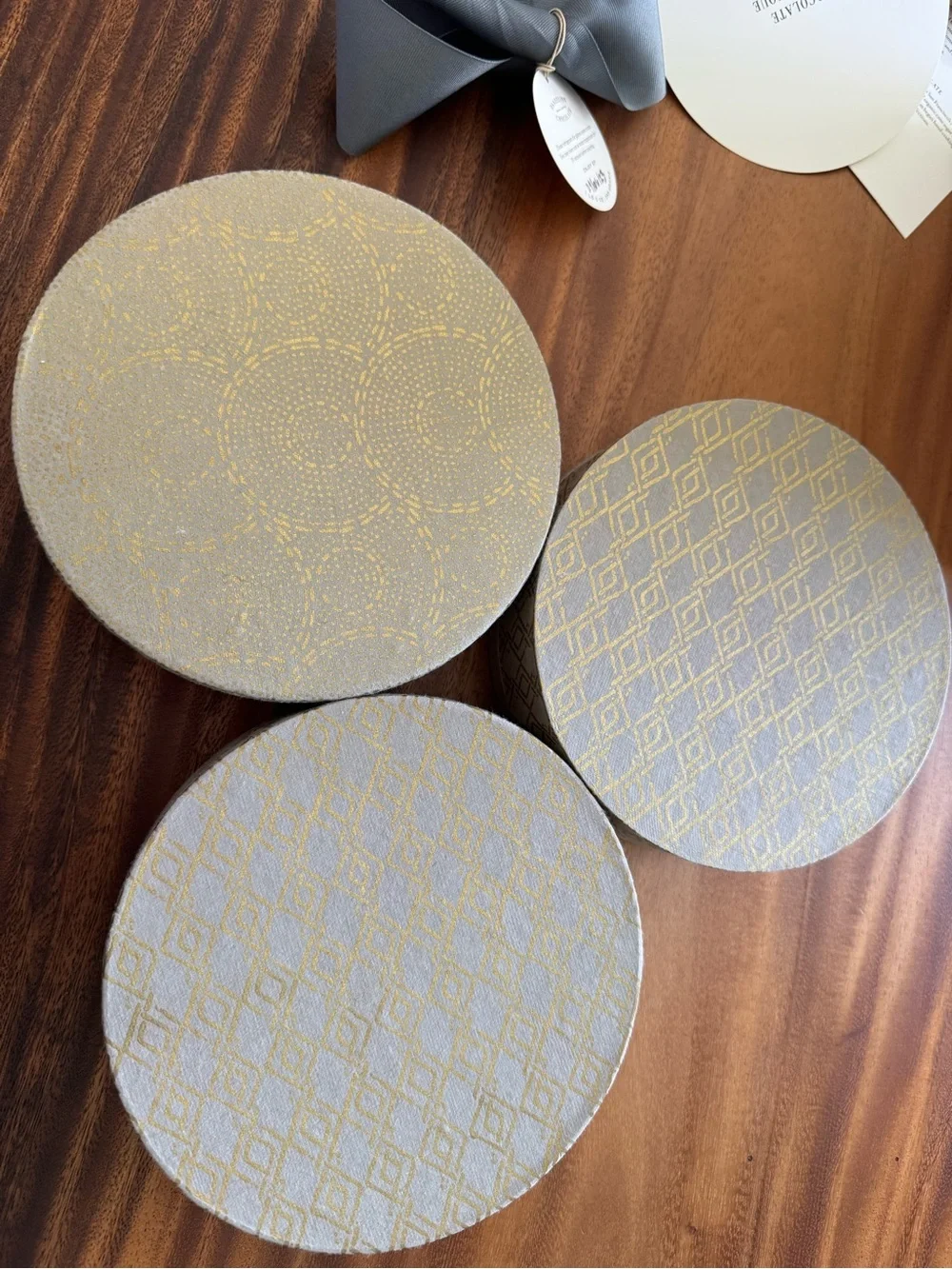 Dandelion chocolate origami paper gift boxes